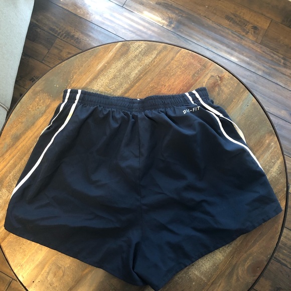 Navy and white Nike running Track shorts (S/P) - Picture 2 of 5